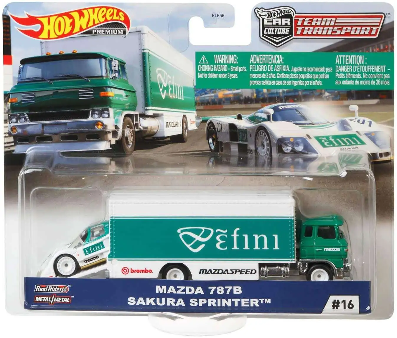 Hot Wheels Car Culture Team Transport Mazda 787B Sakura Sprinter