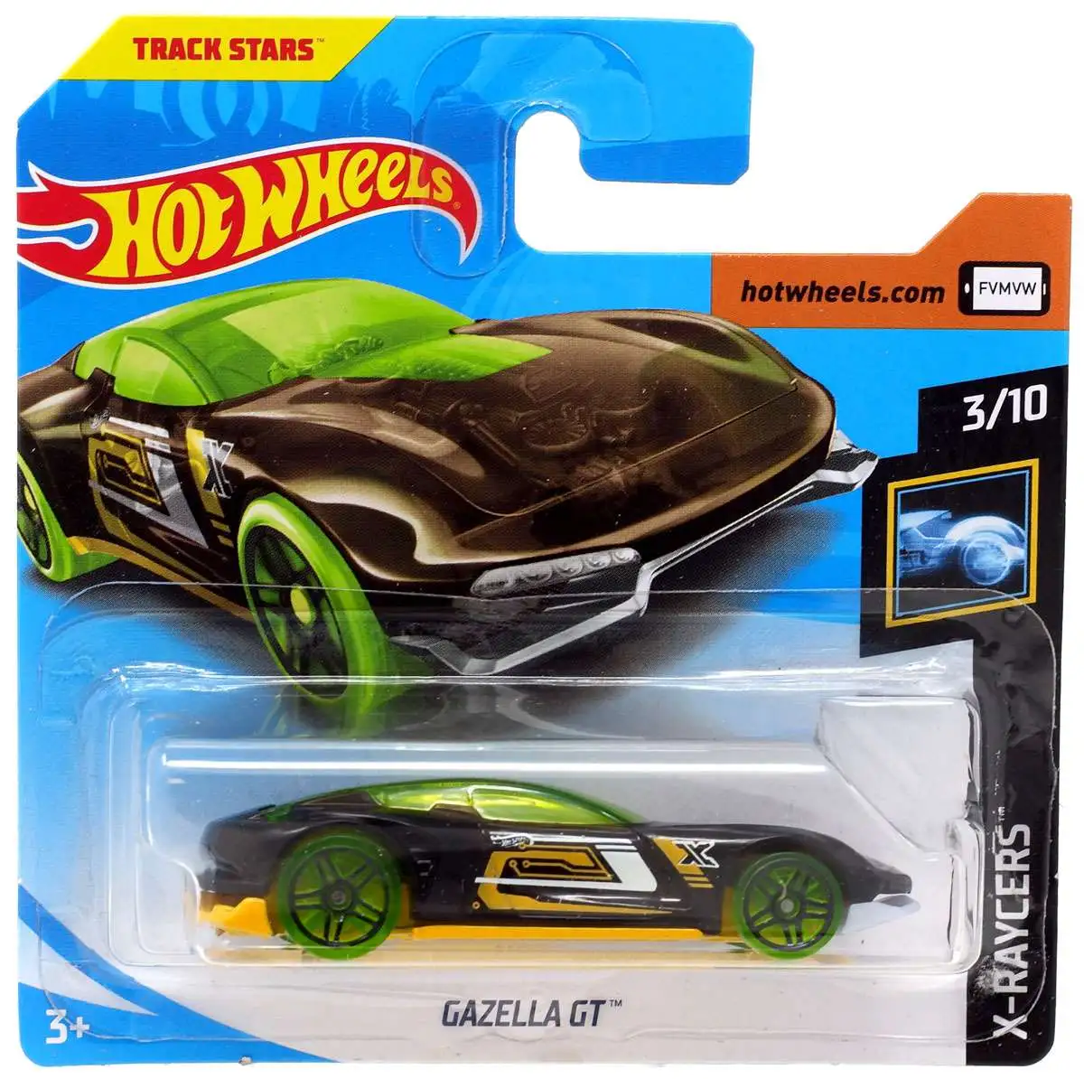 Hot Wheels X-Racers Gazella GT 164 Diecast Car FYF31 310 Mattel