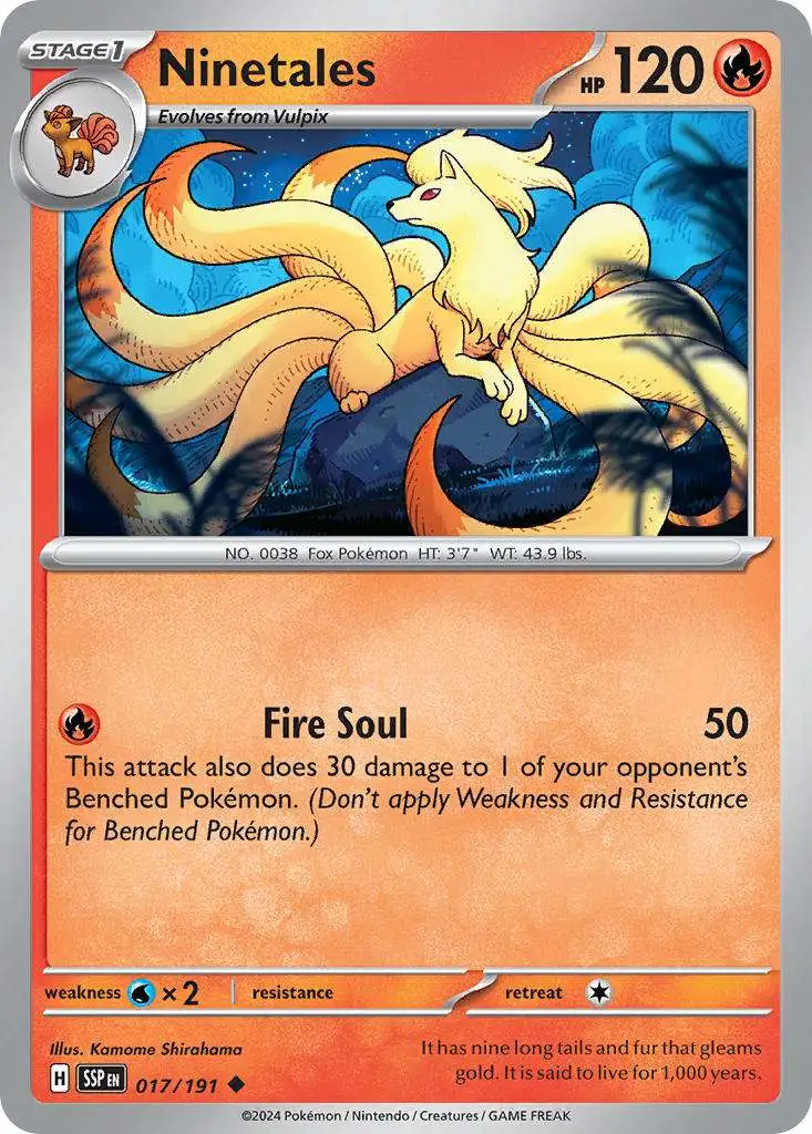 Pokemon Trading Card Game Surging Sparks Single Card Uncommon