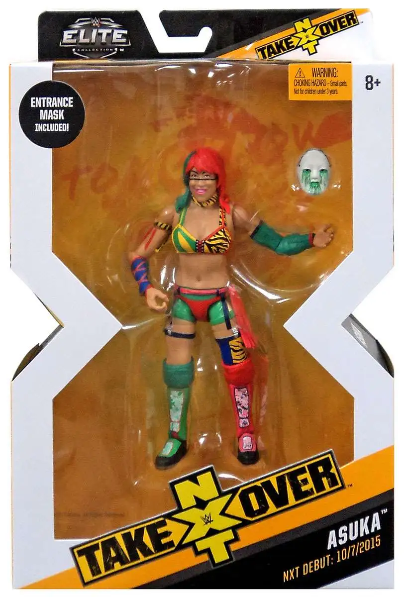 WWE Wrestling Elite NXT Takeover Asuka Action Figure Entrance Gear