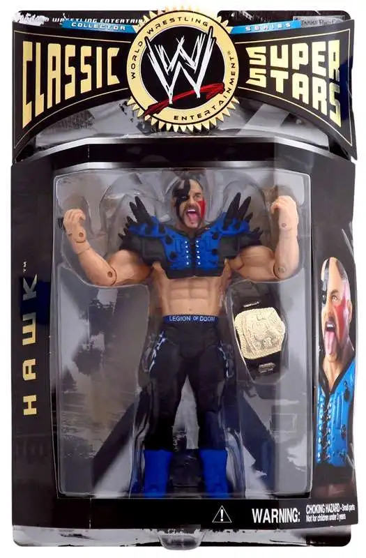 WWE Wrestling Classic Superstars Series 6 Hawk Action Figure Road