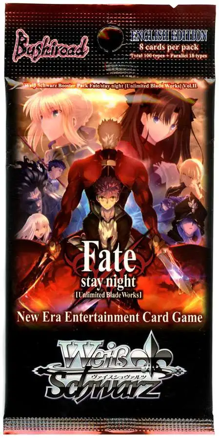 Weiss Schwarz Trading Card Game Fate Stay Night Fate Stay Night