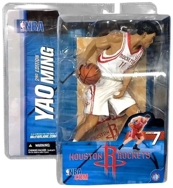 McFarlane Toys NBA Houston Rockets Sports Basketball Series 7 Yao