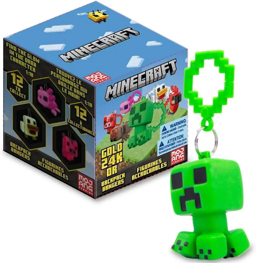 Minecraft Backpack Hangers Mystery Pack 1 RANDOM Figure Just Toys