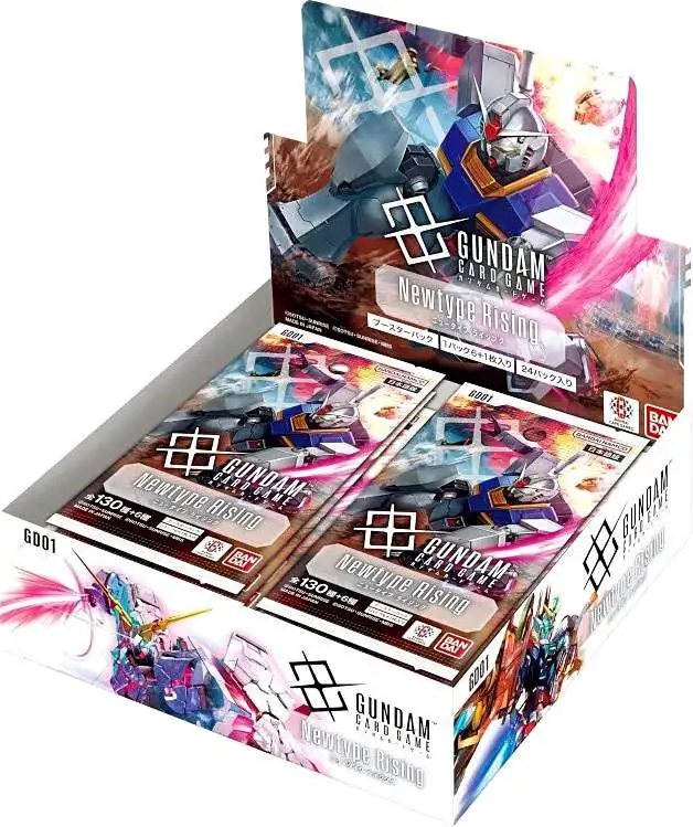 Gundam Trading Card Game Newtype Rising Booster Box GD-01 24 Packs