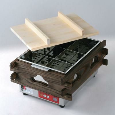 EOK-6N 【ニチワ電機】電気おでん鍋 6仕切 幅485×奥行335×高さ180(mm