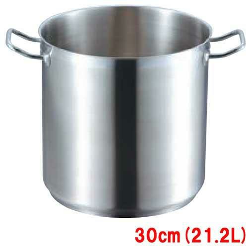 クローバー 電磁モリブデン 寸胴鍋(目盛付)33cm/業務用/新品/送料無料