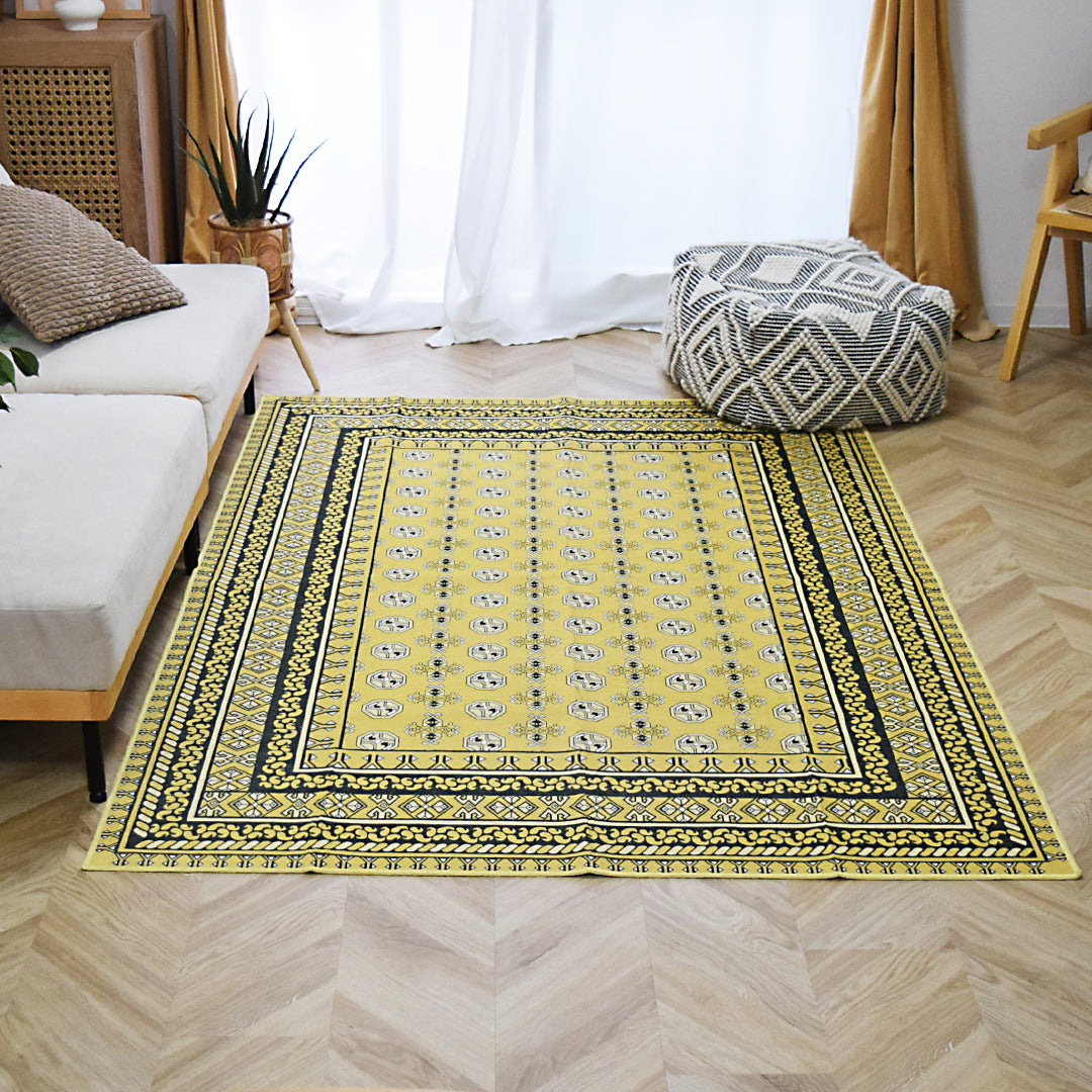 防水防汚加工付き洗えるヴィンテージ風ラグ TOCORU Series AFGHUN