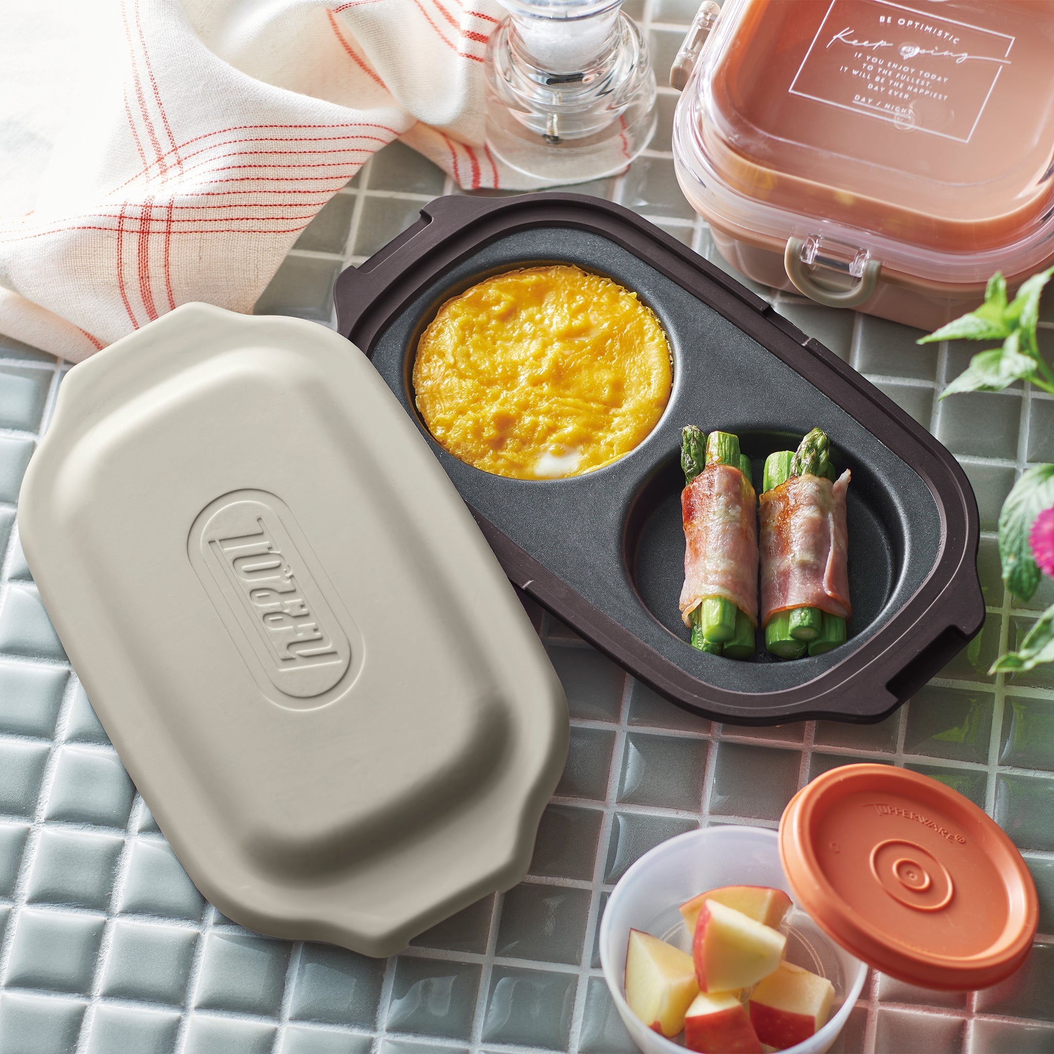 ギフト配送ボックス】Toffy 電子レンジ用ダブルグリルプレート