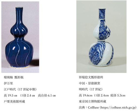 学芸の小部屋 17世紀末期以降の上絵の青と緑 -戸栗美術館-