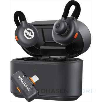 Hollyland Lark M2S Type-C | マイクx2, USB TYPE-C受信機x1,充電