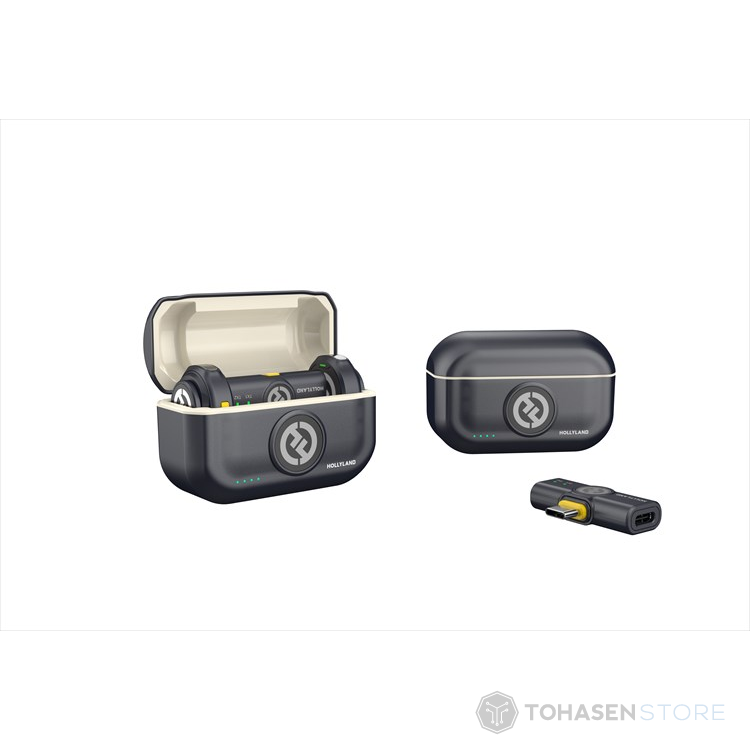 Hollyland Lark M2 with Lighting Plug (Duo,Shine Charcoal)