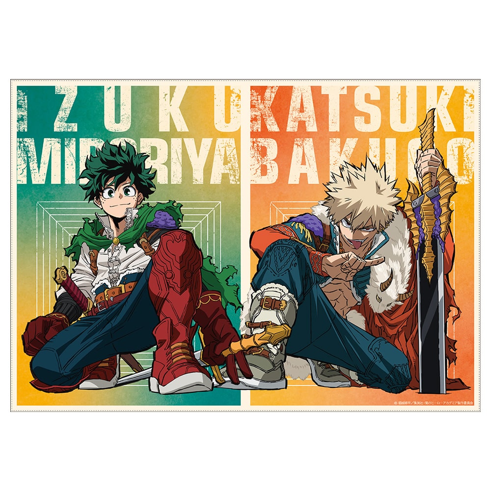 公式オンラインストア僕のヒーローアカデミア 描き下ろし布ポスター 緑