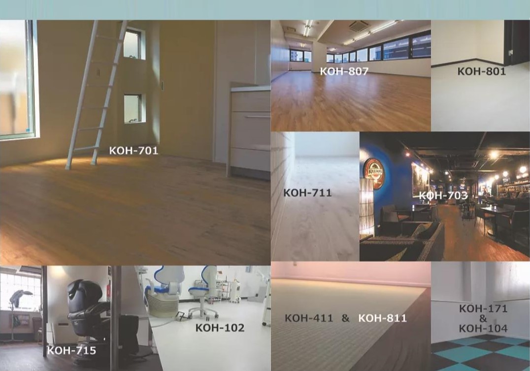 KOH102 【 置くだけ】 マーブルシリーズ フロアタイル 500×500×4.5mm