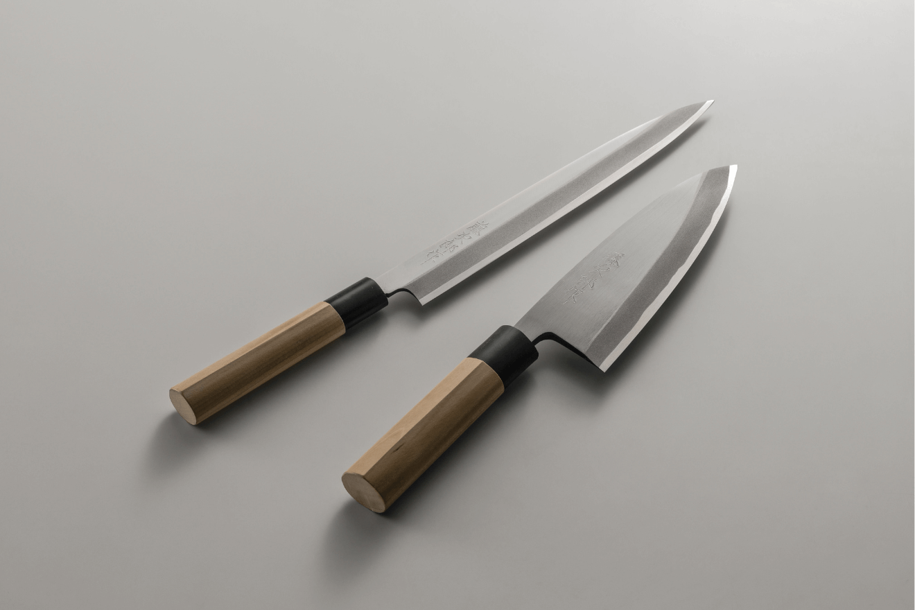 燕三条製包丁の【藤次郎オンラインショップ】 / 藤次郎 白紙鋼 出刃 165mm