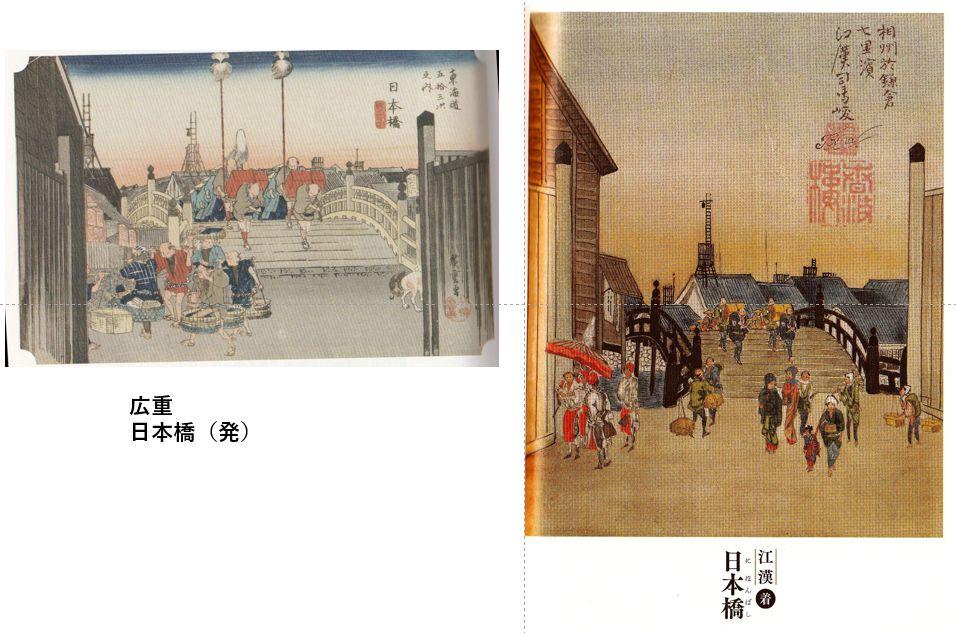 司馬江漢 東海道五十三次（日本橋）着 by yaz | 中央区観光協会特派員