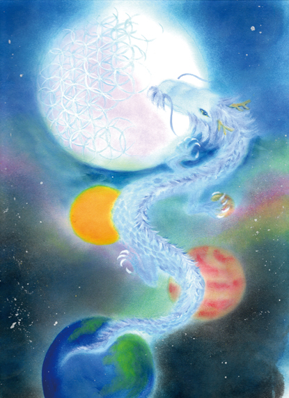 金運爆上げ】見つめて運気上昇！ こころ洗われる『開運画 しあわせ夢絵