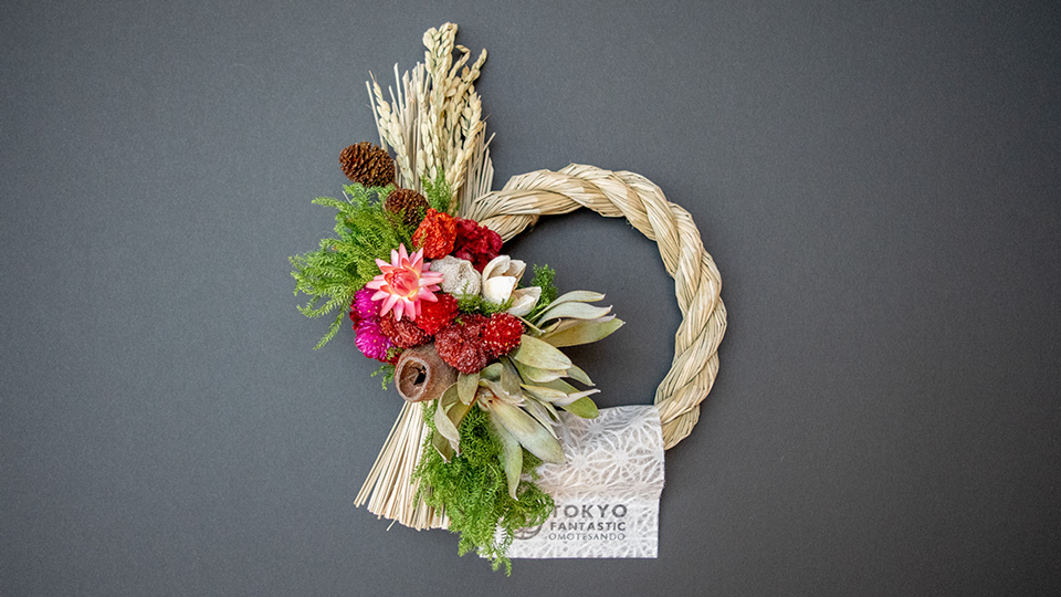 Tida Flowerのしめ縄リース – ドライフラワーと、うつわと暮らし。Tida