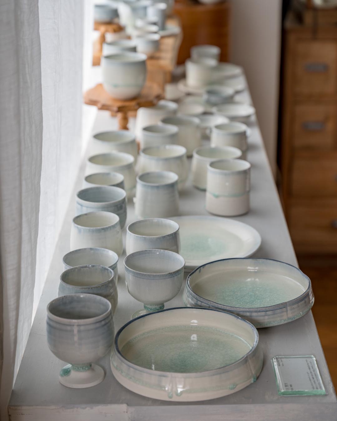 白と青のうつわ展 8/2-8/16, 2025｜ご来店の御礼と夏の余韻 – ドライ