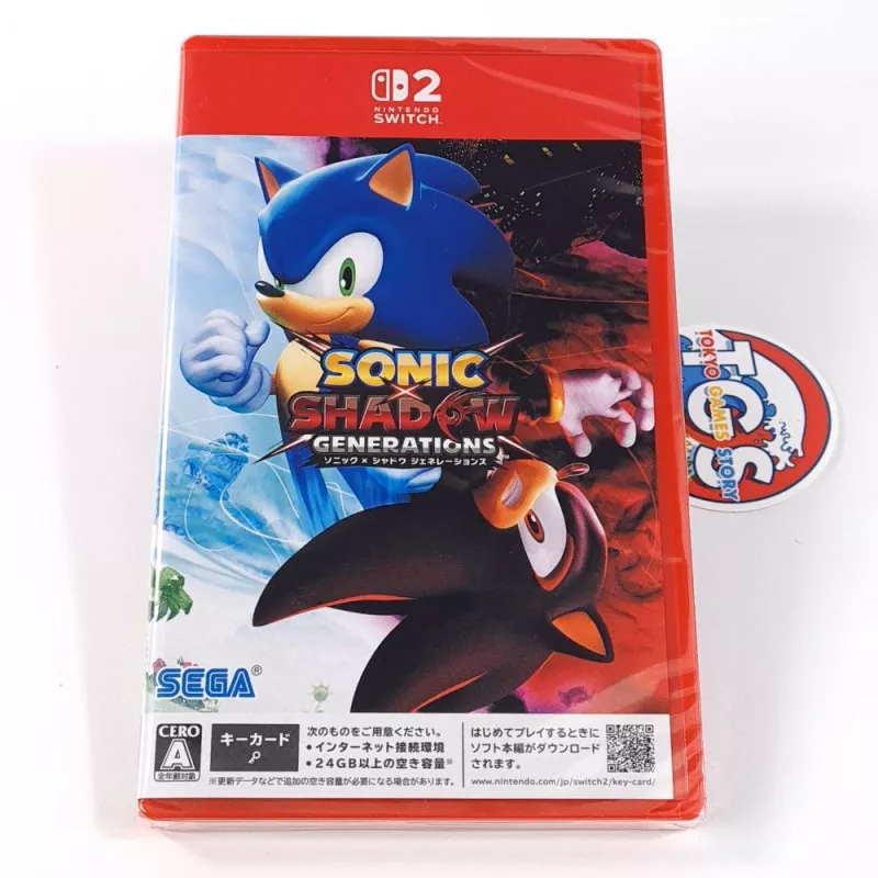 Sonic x Shadow Generations Switch 2 Japan Ed. (KEY CARD) New