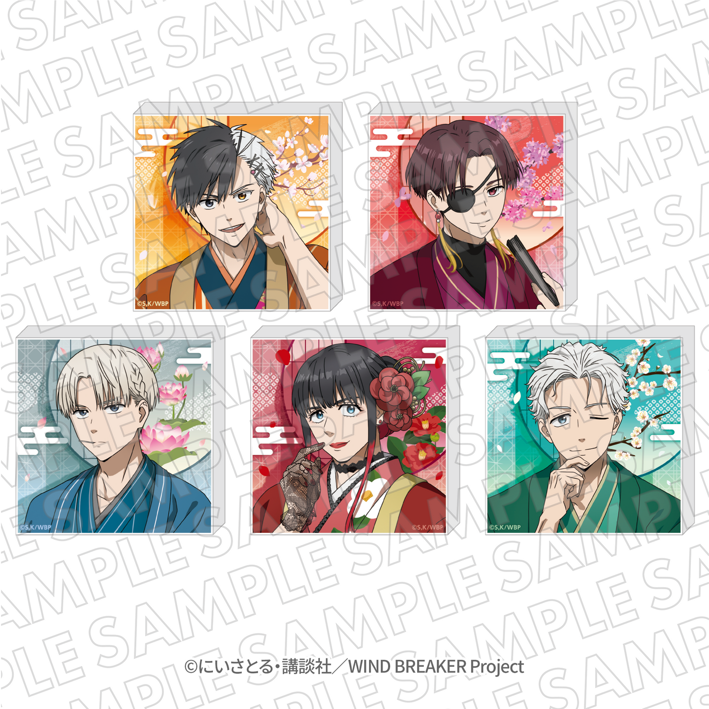 EC限定『WIND BREAKER』VASARAコラボ トレーディングアクリルブロック