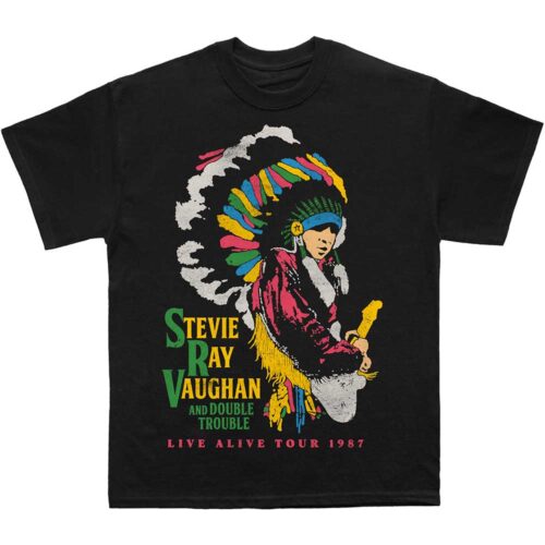 STEVIE RAY VAUGHAN】ロックTシャツ メンズ バンドTシャツ メンズ