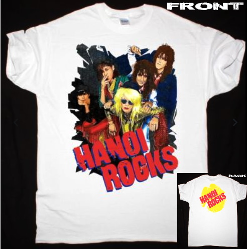 HANOI ROCKS】ロックTシャツ メンズ バンドTシャツ メンズ HANOI ROCKS