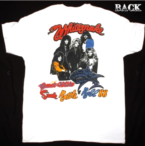 WHITESNAKE】ロックTシャツ メンズ バンドTシャツ メンズ WHITESNAKE