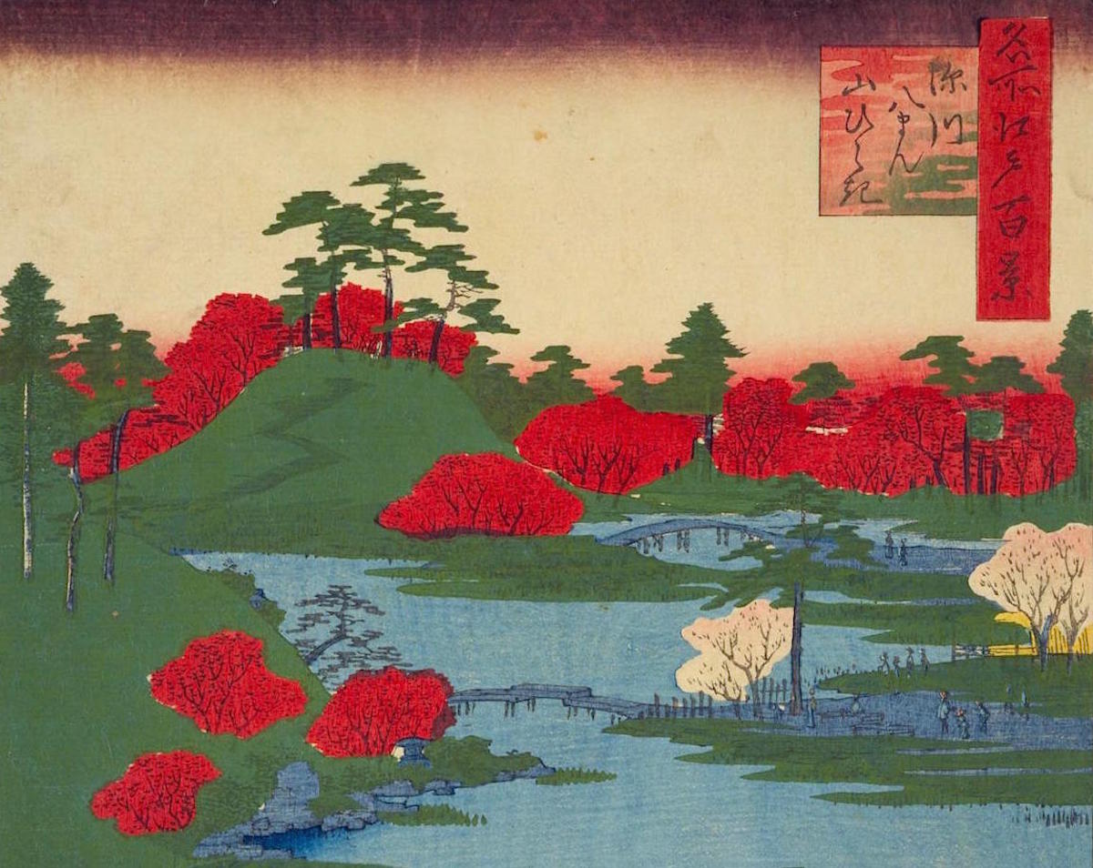 広重の浮世絵＆『江戸名所図会』に見る永代寺（現・深川公園） | 東京