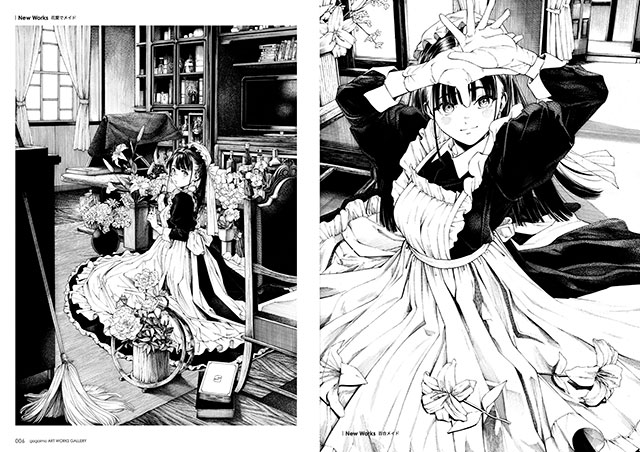 W'UP☆6月22日～7月1日 ガガイモ画集 出版記念原画展「黒網美人