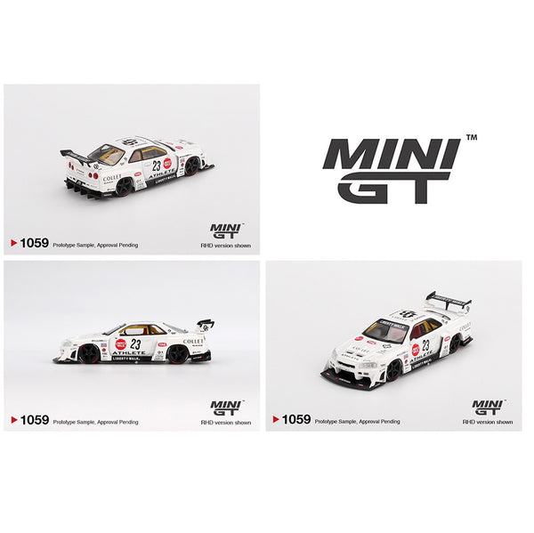 MINI GT 1/64 Nissan LB-ER34 Super Silhouette ATHLETE/COLLET