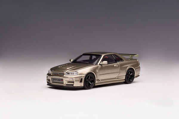 MOTORHELIX 1/64 NISSAN SKYLINE GT-R (R34) Z-TUNE - Jade Green