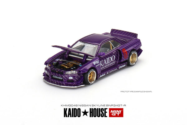 MINI GT x Kaido House 1/64 Nissan Skyline GT-R (R34) Kaido Works