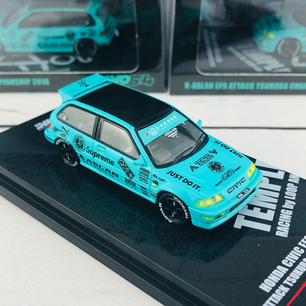 INNO64 JDM Collection HONDA CIVIC EF9 K-ASLAN ATTACK TSUKUBA