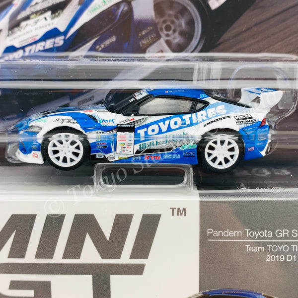 MINI GT 1/64 Pandem Toyota GR Supra V1.0 Team TOYO TIRES DRIFT D1
