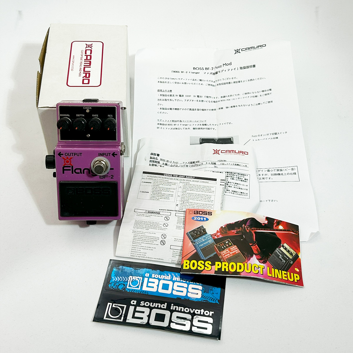 CAMURO BOSS BF-2 Fuzz 2-in-1 MOD（管理番号：S003） - TOKYO EFFECTOR