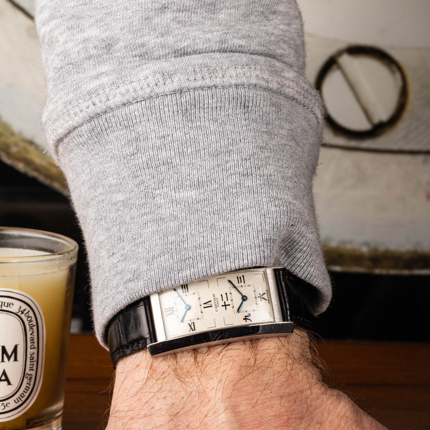 2009 Cartier Dual Time TANK Cintrée Asian dial: TOP FULL SET – TOKANT