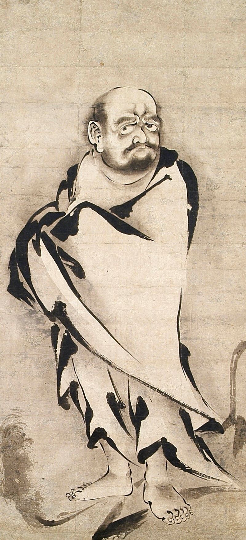 芦葉達磨図 - 常盤山文庫