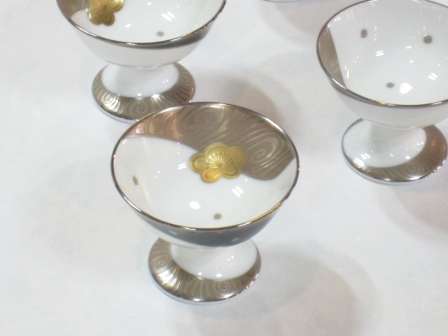 ノリタケ和食器 雪見銀彩 酒器揃 - 土岐陶器本店