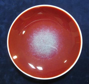 有田焼 馬場真右衛門作 窯変辰砂丸コーヒー碗皿 - 土岐陶器本店