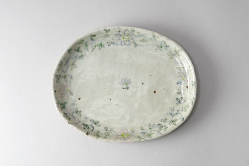 色絵花文オーバル皿 – TOKITOIRO onlineshop