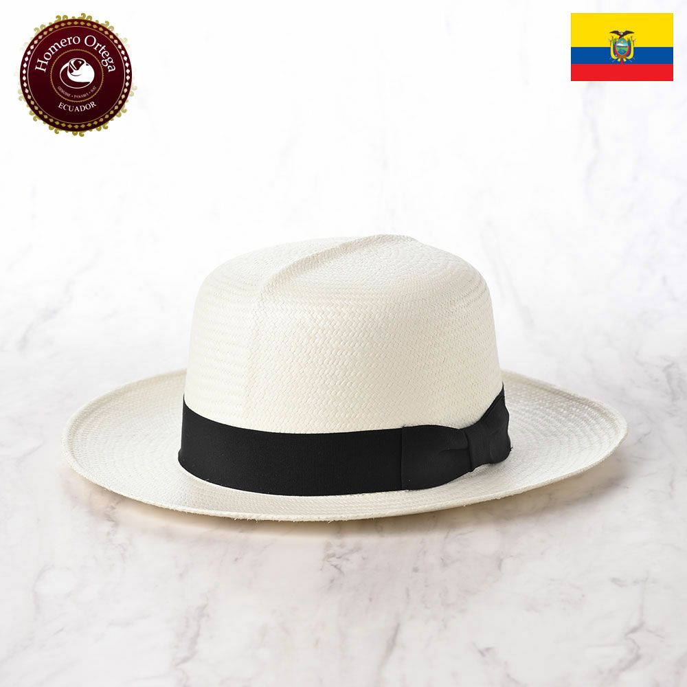 オメロオルテガ パナマハット ROCK（ロック）ホワイト | 帽子通販 時谷