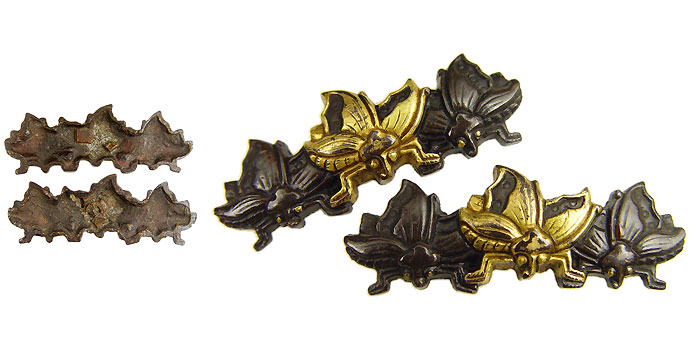 日本刀の目貫・蝶｜日本刀・刀剣 販売専門店・東京【十拳-TOKKA-】