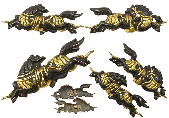 日本刀の目貫・軍馬図｜日本刀・刀剣販売専門・東京【十拳-TOKKA-】