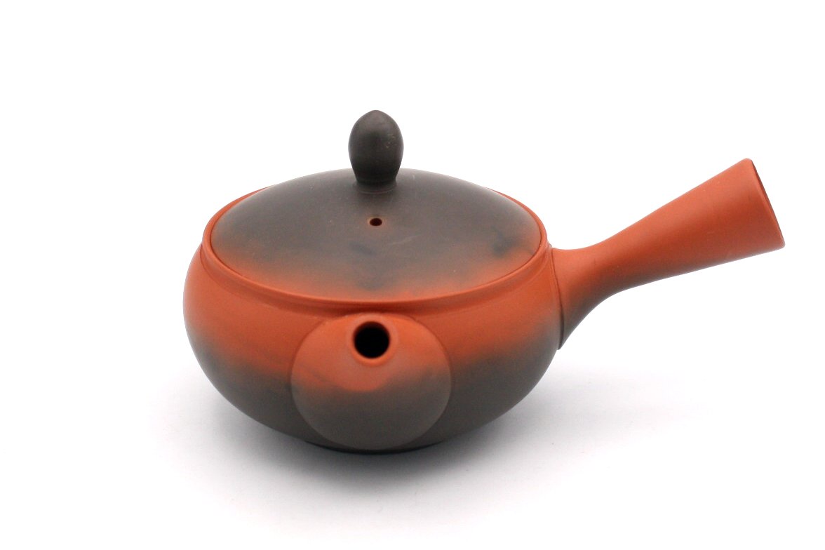 岩瀬弘二 朱窯変小平丸急須（kouji08） - 常滑焼急須館オンライン