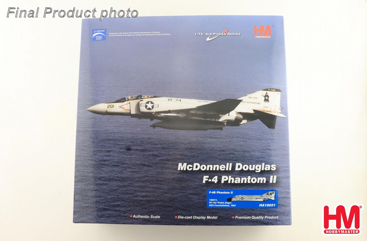 Hobby Master F-4B Phantom II US Navy VF-143 Pukin Dogs 1967 1/72