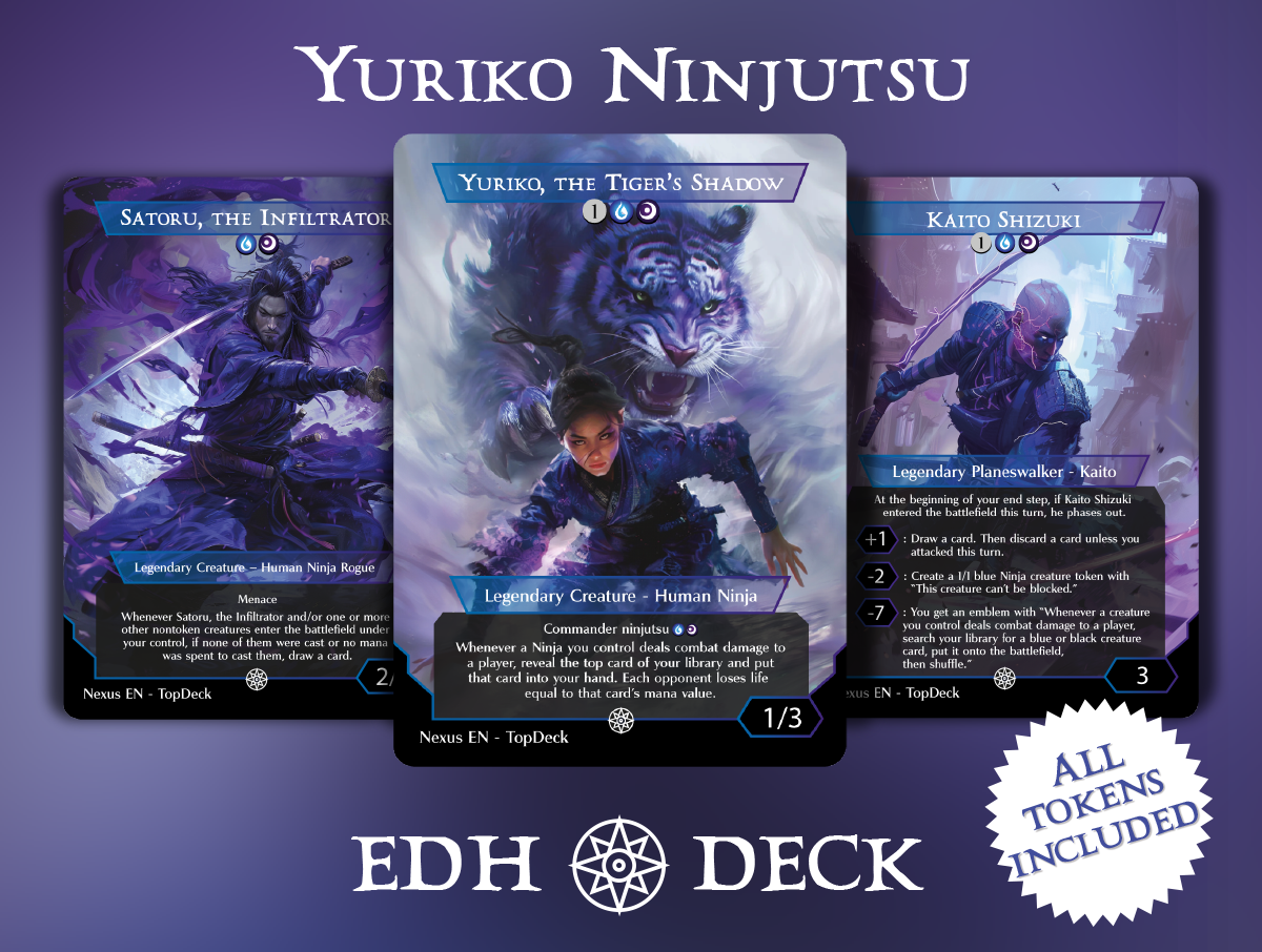 Yuriko Ninja - EDH Commander Proxy Deck - Top Deck Forge