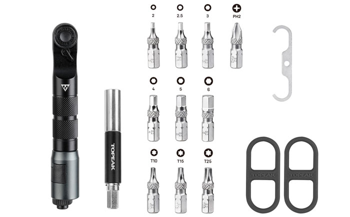 自転車携帯工具セット｜トピーク - RATCHET 'N ROLL EX