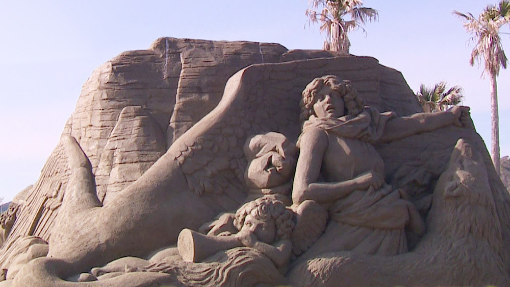 世界トップアーティストの技が光る、砂の彫刻「サンドアート」|王様の