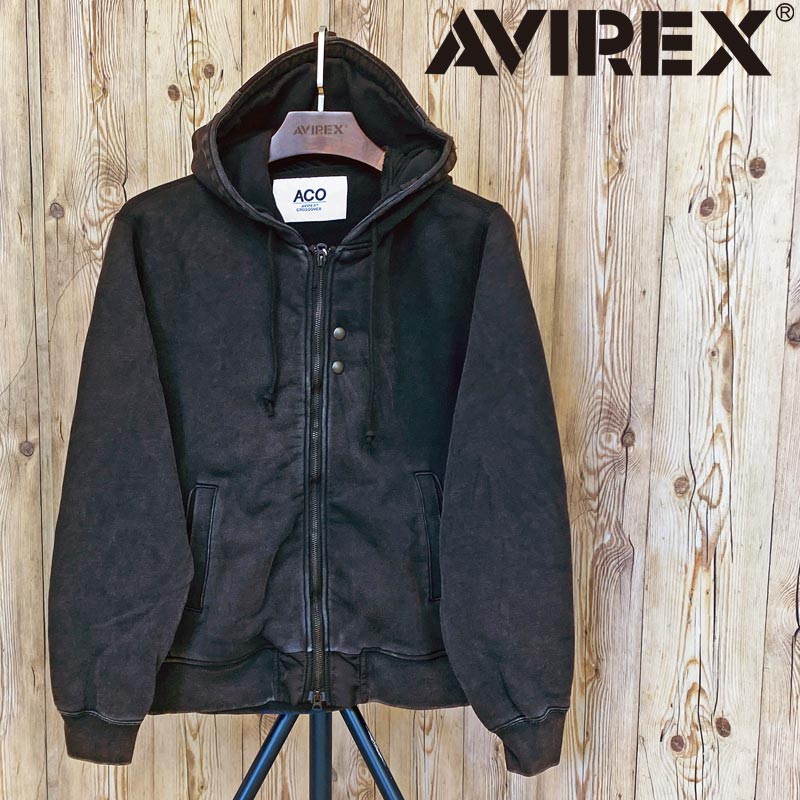 AVIREX アヴィレックス CROSSOVER CL CUSTOM ジップアップパーカー